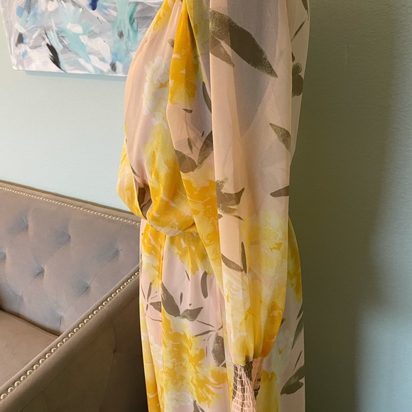 Halogen watercolor floral midi dress - Picture 9 of 16